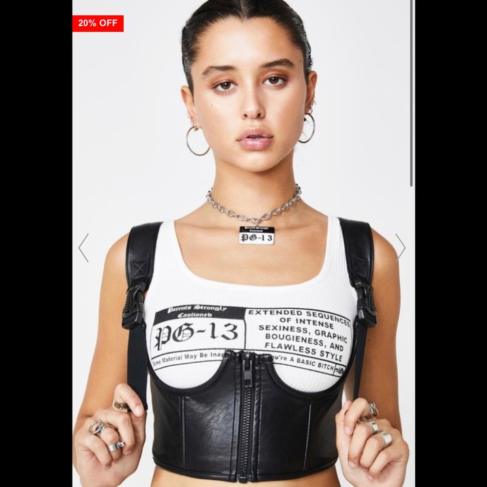 Dolls Kill My Type Underbust Corset